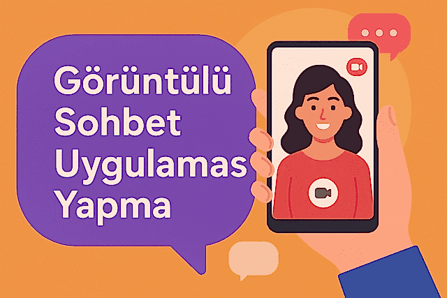Görüntülü Sohbet Uygulaması Yapma